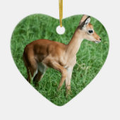 Baby impala keramisch ornament (Voorkant)
