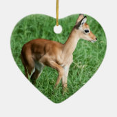 Baby impala keramisch ornament (Achterkant)