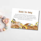 baby in aanbouw baby shower Boek Informatiekaartje
