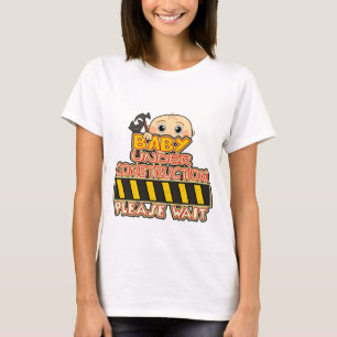 baby in aanbouw, kraammoederschap t-shirt