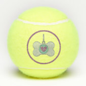 baby in augustus Tennisballen (Achterkant)