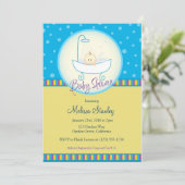 Baby in Baby shower Kaart (Staand voorkant)