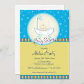 Baby in Baby shower Kaart (Voorkant / Achterkant)