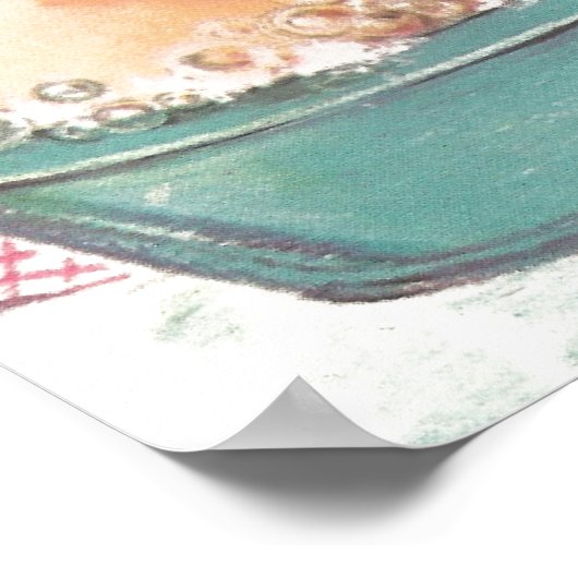  Baby in Bathtub Poster (Hoek)