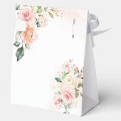 Baby in bloei Baby shower gunstboxen Bedankdoosjes (Achterkant)