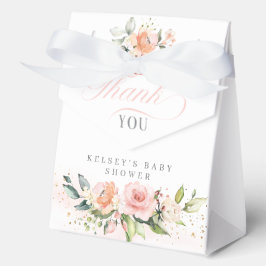 Baby in bloei Baby shower gunstboxen Bedankdoosjes