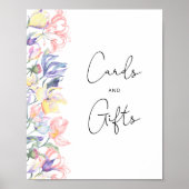 Baby in bloei baby shower Kaarten en geschenken Poster (Voorkant)