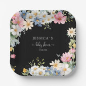 BABY IN BLOEI! Baby Shower Papieren Bordje (Voorkant)