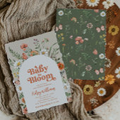 Baby in bloei Baby shower uitnodiging | Wilde Baby