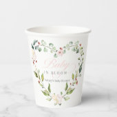 Baby in bloei Baby showers papieren bekers (Voorkant)