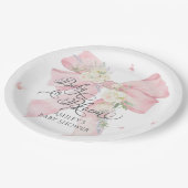 Baby in bloei bloemboog elegant Baby shower Papieren Bordje