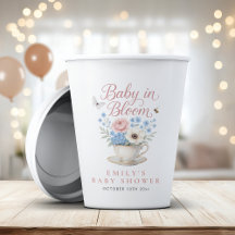 Baby in bloei  bloemenmeisje Baby shower