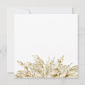 Baby in bloei Boheems Baby shower Uitnodiging (Achterkant)