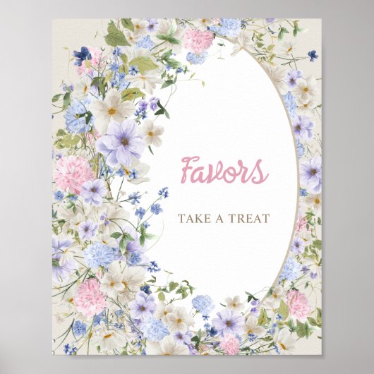 Baby in bloei boho Wildflower Rustieke boog GUNS Poster (Voorkant)