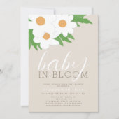 Baby in bloei genderneutraal Baby shower Kaart (Voorkant)