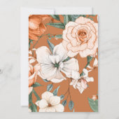 Baby in bloei geslachtsneutraal bloemig Baby showe Kaart (Achterkant)