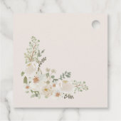 baby in bloei ivoor floreel baby shower bedankjes labels (Achterkant)