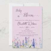 Baby in bloei kleurrijke lupine bloemen Baby showe Kaart (Voorkant)