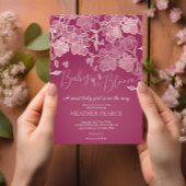 Baby in bloei lente kersenbloesem douche kaart