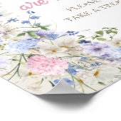 Baby in bloei lente Wildbloemen Baby's zijn zoet Poster (Hoek)