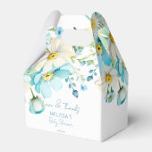Baby in bloei lente zomer baby shower gunsten bedankdoosjes (Voorkant Zijde)