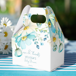 Baby in bloei lente zomer baby shower gunsten bedankdoosjes