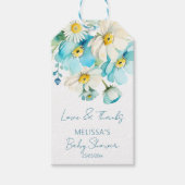 Baby in bloei lente zomer baby shower gunsten cadeaulabel (Voorkant)