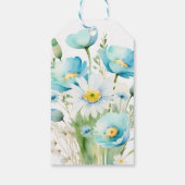 Baby in bloei lente zomer baby shower gunsten cadeaulabel (Achterkant)