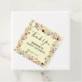 Baby in bloei tuin vlinders Baby shower Bedankjes Labels (In situ)