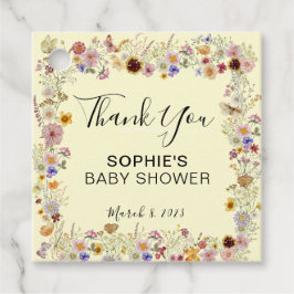 Baby in bloei tuin vlinders Baby shower Bedankjes Labels