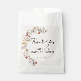 Baby in bloei tuin vlinders Baby shower Bedankzakje