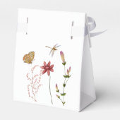 Baby In bloei Wildflower Mauve Pink Bedankdoosjes (Achterkant)