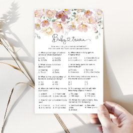 Baby in bloem wildbloemen baby triviespeel