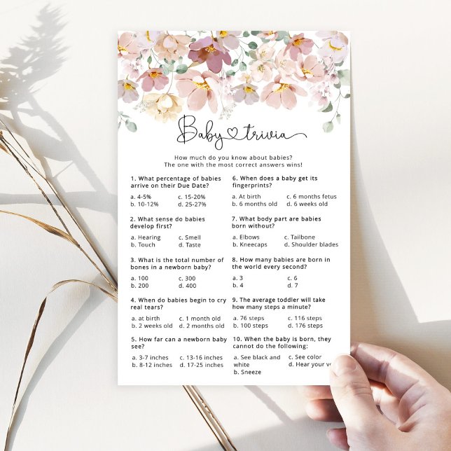 Baby in bloem wildbloemen baby triviespeel (Creator heeft geüpload)