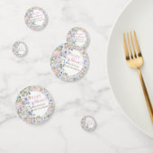 Baby in bloesem blush Wildflower Rustieke boog bab Confetti (Groep)