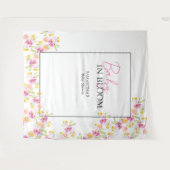 Baby in Bloom Achtergrond Wandkleed (Voorkant (horizontaal))