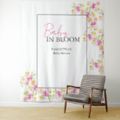 Baby in Bloom Achtergrond Wandkleed (In situ)