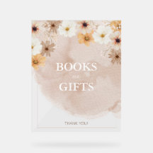 Baby in Bloom Acryl Gift Sign