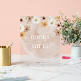 Baby in Bloom Acryl Gift Sign Bord