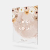 Baby in Bloom Acryl Gift Sign Bord (Hoek)