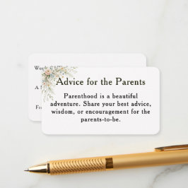 Baby in Bloom Advies voor de Ouders Kaart