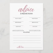 Baby in Bloom Advies & voorspellingen Programmakaart (Voorkant)