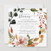 Baby in Bloom | Autumn Florals Baby shower (Voorkant)