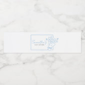 Baby In Bloom Baby Borrel Waterfles Etiket (Enkel label)