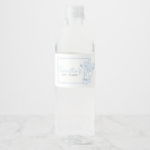 Baby In Bloom Baby Borrel Waterfles Etiket (Voorkant)
