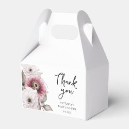 Baby in Bloom Baby shower Bedankdoosjes