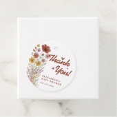 Baby in Bloom Baby Shower Bedankjes Labels (In situ)