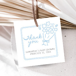 Baby In Bloom Baby Shower Bedankjes Labels