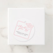 Baby In Bloom Baby Shower Bedankjes Labels (In situ)