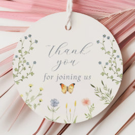 Baby in Bloom Baby shower Bedankt Labels